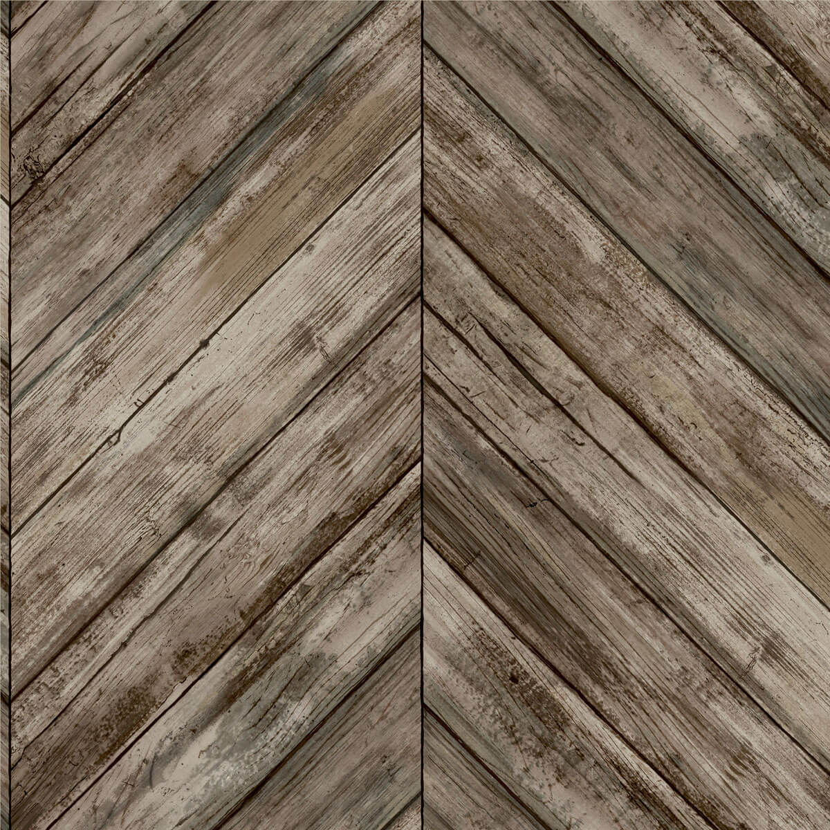 Herringbone Wood Boards Peel & Stick Wallpaper - Brown1.jpg